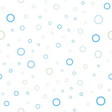 Hafif mavi vektör küreler ile seamless modeli. Bulanık damla Glitter soyut Illustration yağmur. Reklam, poster, afiş, Web sitenizin için yeni tasarım.