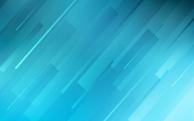 Tekrarlanan çubuklarla hafif BLUE vektör şablonu. Bulanık arkaplanda gradyanı olan çizgiler. Reklamınız, posteriniz, afişiniz için en iyi tasarım.