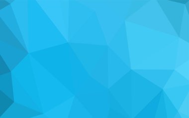 Üçgen zemin parlayan ışık mavi vektör. Gradyan ile zarif parlak poligonal illüstrasyon. Tamamen yeni bir tasarım sizin broşürü.