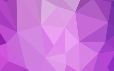Hafif mor vektör soyut mozaik zemin. Renkli resimde gradyan ile poligonal tarzı. Cep telefonu arka plan için şablon.