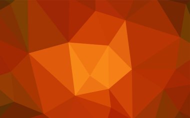 Işık kırmızı vektör poligonal şablonu. Tamamen yeni bir renk illüstrasyon poligonal bir tarzda. İş tasarımınız için yeni stil.