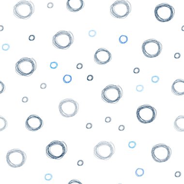 Hafif mavi vektör daire şekilleri ile sorunsuz düzeni. Kabarcıkları ile soyut tarzda bulanık dekoratif tasarım. Güzel tasarım, iş reklam için.