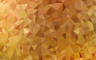 Üçgen düzen parlayan ışık turuncu vektör. Renkli resimde üçgenler ile soyut tarzda. Tasarımınız için üçgen desen.