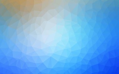 Hafif mavi vektör degrade üçgenler doku. Tamamen yeni bir renk illüstrasyon poligonal bir tarzda. Cep telefonu arka plan için şablon.