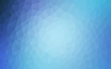Hafif mavi vektör poligonal arka plan. Tamamen yeni bir renk illüstrasyon poligonal bir tarzda. İşiniz için yeni tasarım.