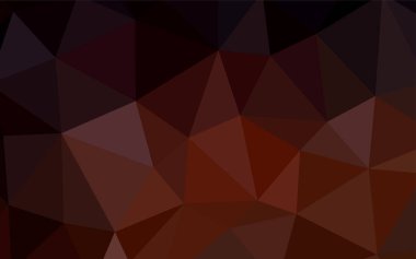 Koyu kırmızı vektör soyut mozaik zemin. Poligonal illüstrasyon parlayan, hangi üçgen oluşur. İş tasarımınız için yeni stil.