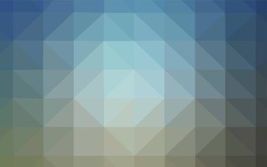 Açık mavi, vektör poligonal model sarı. Üçgen geometrik örnek gradyan ile. İş tasarımınız için yeni stil.