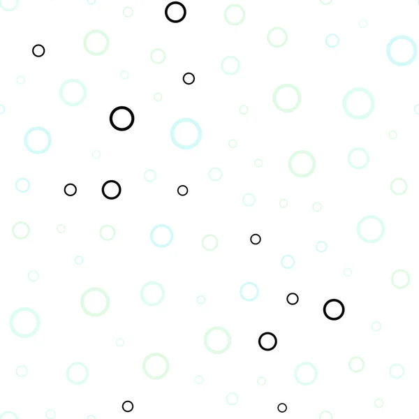 Světle Modrý Vektor Bezešvé Pozadí Bublinkami Glitter Abstraktní Ilustrace Rozmazané — Stockový vektor