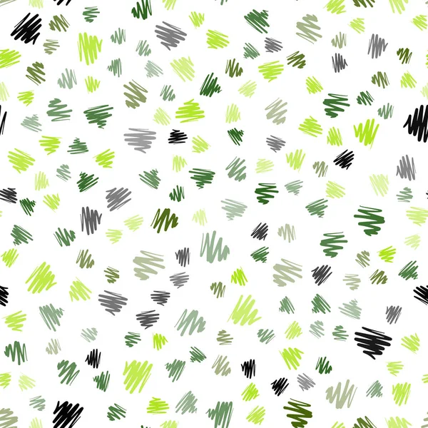 Hellgrüne Vektor Nahtlose Textur Mit Farbigen Linien Dekorativ Glänzende Illustration — Stockvektor