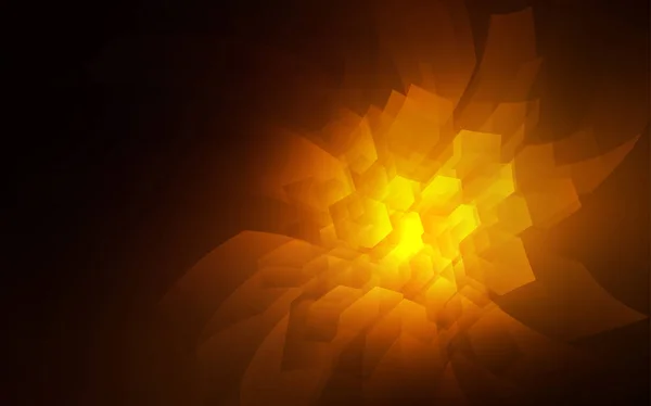 Шаблон Темно Оранжевого Вектора Шестиугольном Стиле Белый Фон Красочными Шестиугольниками — стоковый вектор