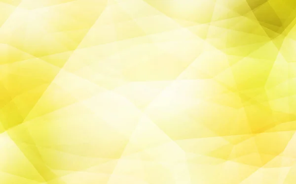 Light Yellow Vector Abstract Mosaic Background Elegant Bright Polygonal Illustration — Stock Vector