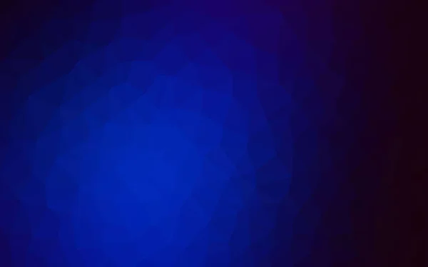Mörkblå Vektor Lysande Triangulära Layout Eleganta Ljusa Polygonal Illustration Med — Stock vektor