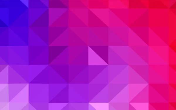 Hellrosa Gelbes Vektorgradienten Dreiecksmuster Farbenfrohe Illustration Polygonalen Stil Mit Farbverlauf — Stockvektor