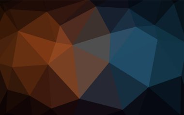 Hafif mavi vektör poligonal arka plan. Renkli resimde gradyan ile poligonal tarzı. Web siteniz için yeni bir doku.