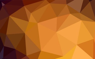 Işık kırmızı vektör düşük poli düzeni. Gradyan ile poligonal soyut resim. İş tasarımınız için yeni stil.