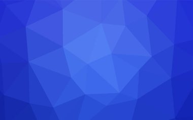 Açık mavi, yeşil vektör üçgen mozaik kapak. Gradyan ile poligonal soyut resim. İş tasarımınız için yeni stil.