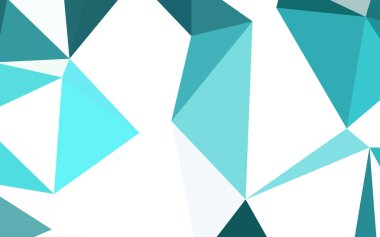 Işık yeşil vektör soyut mozaik desen. Üçgenler ile renkli resimde parlayan. Desen için bir marka kitabın zemin.