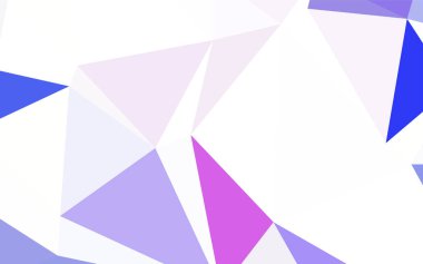 Açık yeşil vektör üçgen mozaik doku. Zarif üçgenleri olan soyut çizimler. İşiniz için yepyeni bir tasarım..