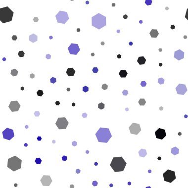 Koyu mavi vektör altıgenler kümesiyle sorunsuz kapak. Altıgen yanarak bahislerin doğru ile soyut tarzda dizayn. Reklamlar, el ilanları için desen.