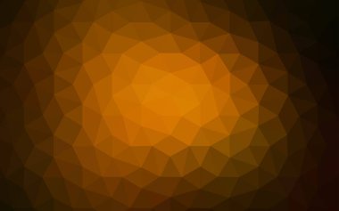 Koyu turuncu vektör düşük poli kapak. Üçgen geometrik örnek gradyan ile. Senin arka plan için dokulu deseni.