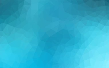 Hafif mavi vektör soyut poligonal şablonu. Renkli resimde gradyan ile poligonal tarzı. Desen için bir marka kitabın zemin.