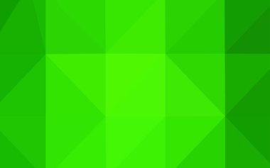 Işık yeşil vektör bulanık üçgen doku. Tamamen yeni bir renk illüstrasyon poligonal bir tarzda. İş tasarımınız için üçgen desen.