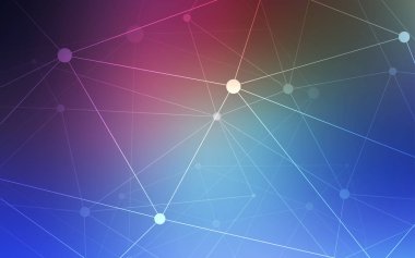 Koyu pembe, mavi doku diskler, satırları ile vektör. Üçgen yapısı ile soyut tarzda dekoratif tasarım. Marka kitap tamamen yeni şablon.