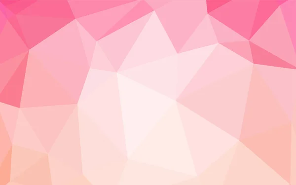 Fond Abstrait Polygone Vectoriel Rose Clair Une Toute Nouvelle Illustration — Image vectorielle