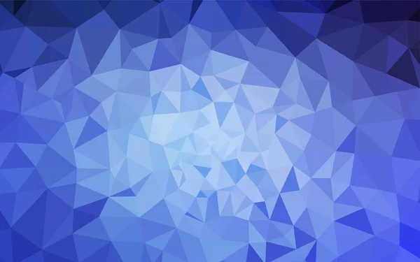Light Blue Vector Abstract Mosaic Backdrop Creative Geometric Illustration Origami — Stock Vector