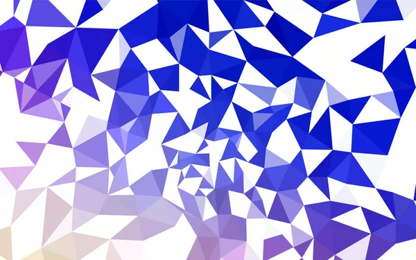 Hellrosa Blauer Vektor Dreieckig Glänzend Kreative Illustration Halbtonstil Mit Dreiecken — Stockvektor