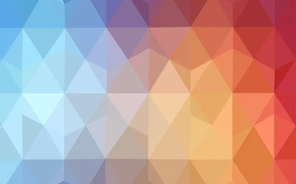 Синий Красный Треугольник Творческая Иллюстрация Полутоновом Стиле Треугольниками Новая Текстура — стоковый вектор