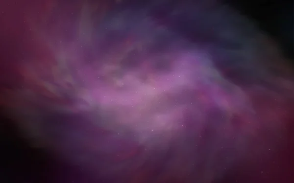 Mörk Lila Rosa Vektor Textur Med Vintergatans Stjärnor Glitter Abstrakta — Stock vektor