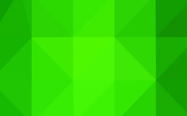 Hellgrüne Vektor Verschwommene Dreieck Textur Eine Völlig Neue Farbillustration Polygonalen — Stockvektor