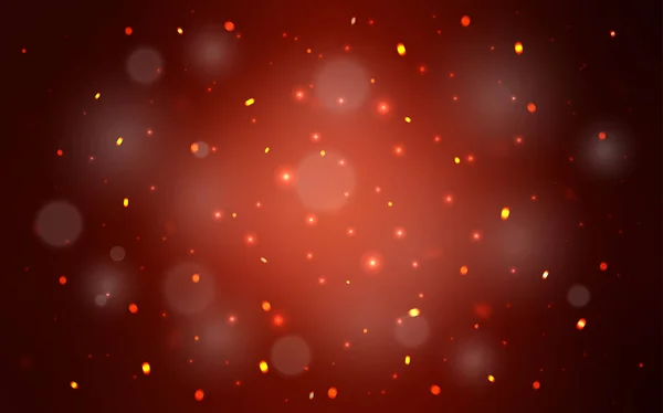 Donker Rode Vector Patroon Met Kerst Sneeuwvlokken Abstracte Illustratie Van — Stockvector