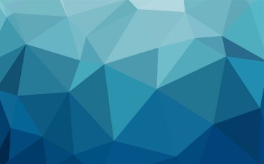 Hafif mavi vektör degrade üçgenler desen. Tamamen yeni bir renk illüstrasyon poligonal bir tarzda. Afiş için tamamen yeni şablon.