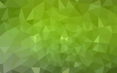 Açık yeşil, sarı vektör düşük poli düzeni. Gradyan ile Origami tarzında yaratıcı geometrik şekil. Cep telefonu arka plan için şablon.