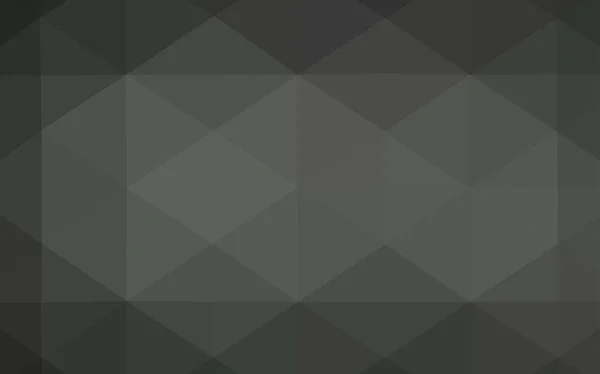 Light Gray Vector Shining Triangular Backdrop Polygonal Abstract Illustration Gradient — Stock Vector