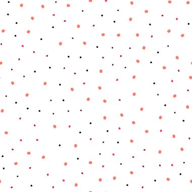 Işık kırmızı vektör küreler ile seamless modeli. Renkli gradyan ile arka plan üzerinde bulanık kabarcıklar. Kartvizit, Web siteleri için şablon.