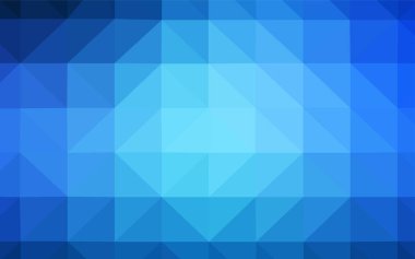 Hafif mavi vektör arka plan poligonal. Üçgen geometrik örnek gradyan ile. İş tasarımınız için yeni stil.