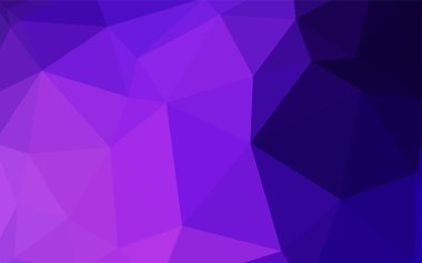 Koyu pembe, mavi poligonal şablon vektör. Geometrik şekil gradyan ile Origami tarzında. Desen için bir marka kitabın zemin.