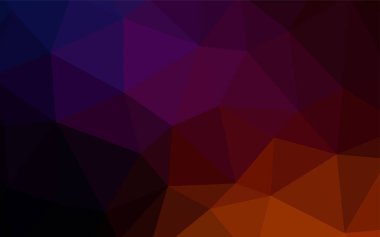 Pembe ışık, vektör soyut mozaik zemin mavi. Poligonal illüstrasyon parlayan, hangi üçgen oluşur. Tasarımınız için üçgen desen.