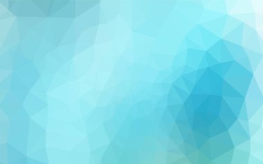 Açık mavi, vektör Çokgen soyut düzen yeşil. Noktalı resim stili üçgenler ile yaratıcı çizimde. Senin arka plan için dokulu deseni.