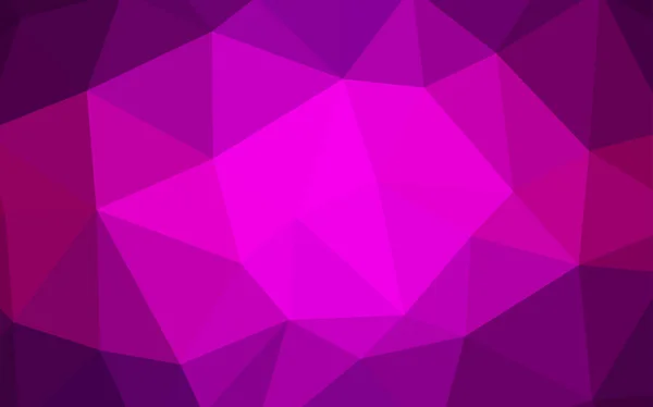 Vetor Roxo Escuro Brilhante Pano Fundo Triangular Ilustração Abstrata Poligonal —  Vetores de Stock