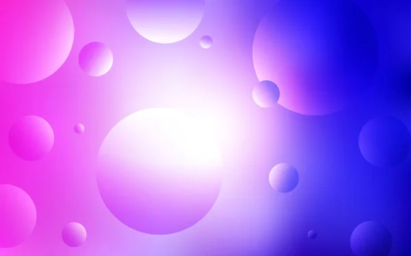 Светло Розовая Синяя Векторная Текстура Дисками Блестящие Абстрактные Иллюстрации Размытыми — стоковый вектор