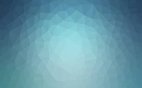 Ljusblå Vektor Triangel Mosaik Mall Elegant Ljus Polygonal Illustration Med — Stock vektor