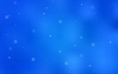 Kabarcıkları ile mavi vektör arka plan ışık. Bulanık daireler doğa tarzı ile güzel renkli resimde. Desen-ebilmek var olmak kullanılmış için fütüristik reklam, kitapçıklar.