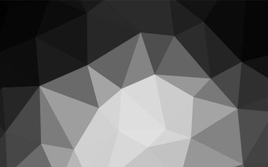 Üçgen zemin parlayan ışık mavi vektör. Noktalı resim stili üçgenler ile yaratıcı çizimde. Senin arka plan için dokulu deseni.