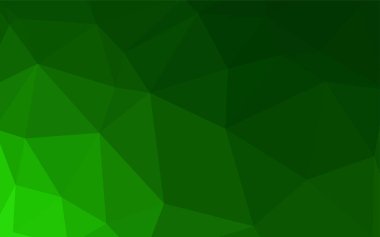 Koyu mavi vektör üçgen mozaik kapak. Gradyan ile poligonal soyut resim. İşiniz için en iyi üçgen tasarım.