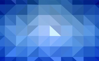 Açık mavi, vektör düşük poli düzen sarı. Üçgen geometrik örnek gradyan ile. İşiniz için yeni tasarım.