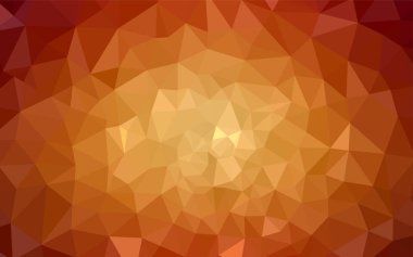 Koyu kırmızı vektör poligonal model. Gradyan ile poligonal soyut resim. Tamamen yeni bir tasarım sizin broşürü.